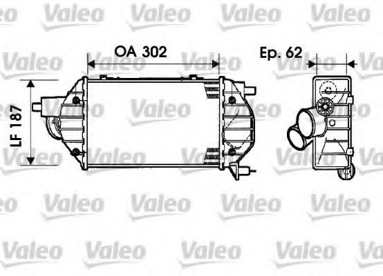 VALEO 817900 Intercooler, charger